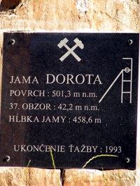 Pamätník pri šachte Dorotea Pamätník pri šachte Dorotea